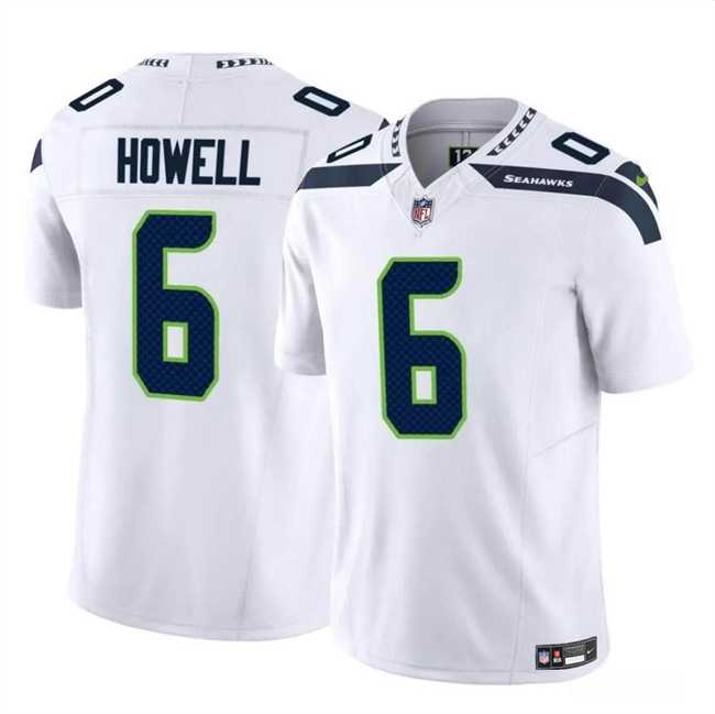 Men & Women & Youth Seattle Seahawks #6 Sam Howell White 2023 F.U.S.E. Vapor Limited Football Stitched Jersey->washington commanders->NFL Jersey